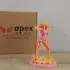 Apex3D Tech Rainbow PLA+ Filament - Peach Blush 1kg, 1.75mm