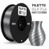 Filetto Silk PLA+ Filament - Gümüş - 1.75mm - 1 Kg