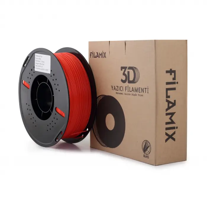 Filamix Pla Plus Filament Kırmızı 1.75mm 1kg