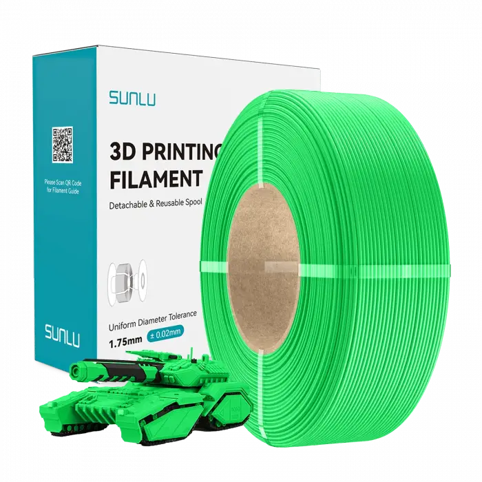 Sunlu Refill PLA Yeşil - 1kg 1.75mm