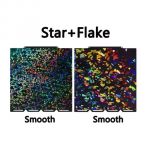 Snapmaker U1 Çift Taraflı Star + Flake Tabla 270x270mm - Klon