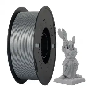 Metalik Gümüş PETG Filament 1.75 mm 1 kg - KINGROON Basic