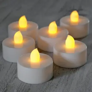 Ledli Yapay Mum (1 Adet)