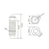 0.4mm Elegoo Neptune 4 Plus / 4 Max Pirinç Nozzle