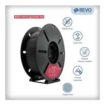 RevoFilament Hyper Pla Filament Siyah 1.75mm 1kg
