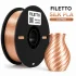 Filetto Silk PLA+ Filament - Bakır - 1.75mm - 1 Kg