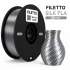 Filetto Silk PLA+ Filament - Gümüş - 1.75mm - 1 Kg