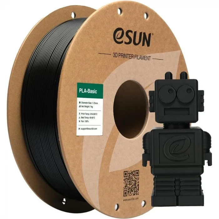 Siyah PLA Filament 1.75 mm 1 kg - eSUN PLA Basic