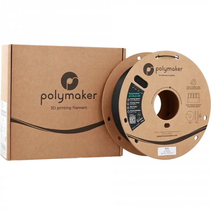 Polymaker HT-PLA-GF Filament Siyah - 1 kg 1.75mm