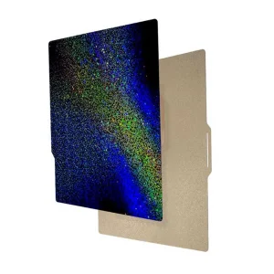 Bambu Lab A1-X1-P1S PEI+Shining Star Kaplı Yay Çeliği Manyetik Tabla - 256x256mm - Çift Yüzlü