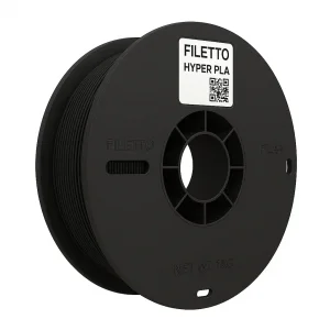 Filetto Hyper PLA+ Filament - Siyah - 1.75mm - 1 Kg