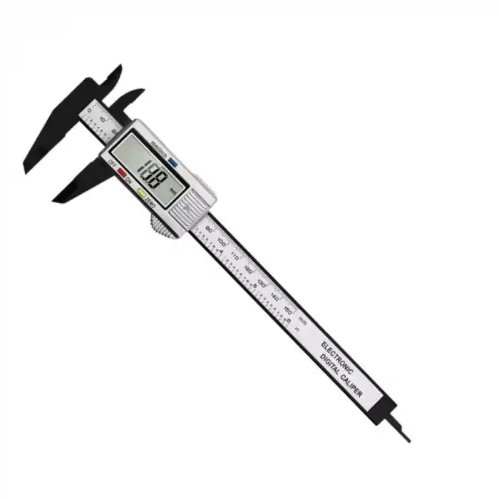 150mm Dijital Karbon Fiber Kumpas - Pil Hediyeli