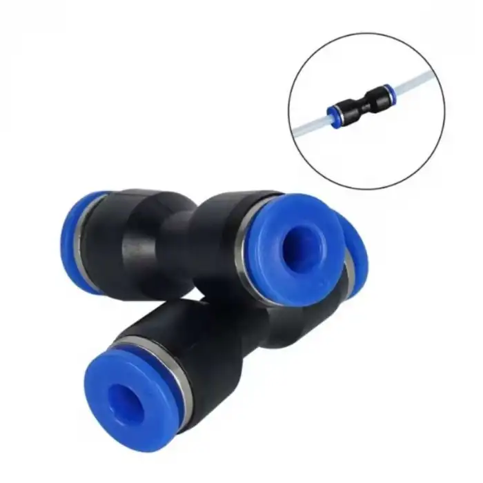 4mm Teflon Boru Birleştirici - Creality, Bambu Lab Uyumlu- 1 ADET