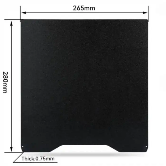 Creality Hi - Hi Combo Pei Tabla - 265x280mm - Çift Taraflı