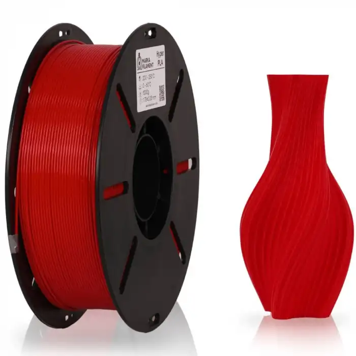 Marka Filament Hyper PLA - Kırmızı - 1.75mm 1 Kg