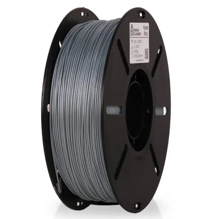 Marka Filament Hyper PLA - Gümüş Gri - 1.75mm 1 Kg