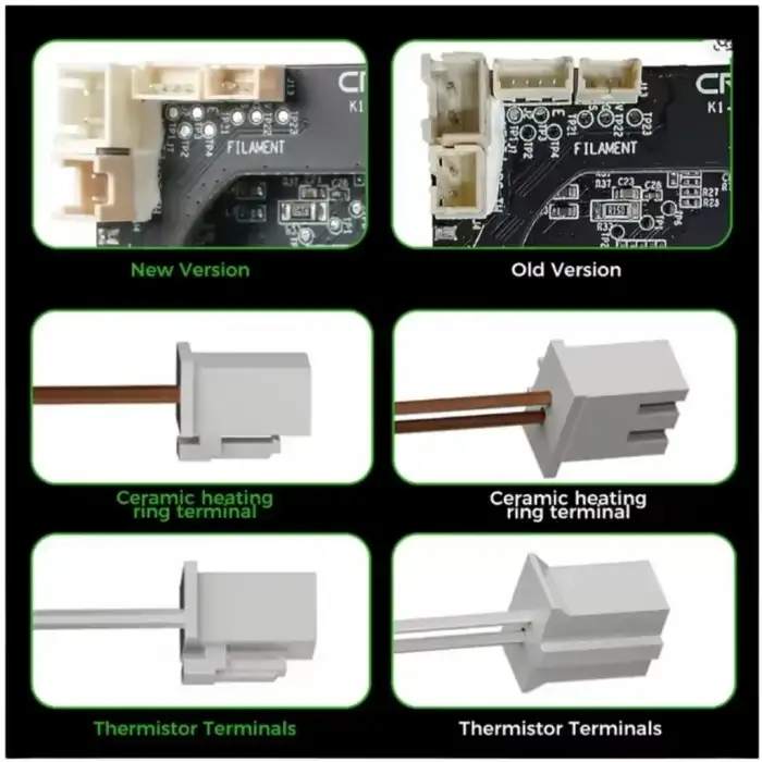 Creality K1C-K1 Max Quick Swap Hotend Kiti-2025 Mandallı Soket Yeni Versiyon