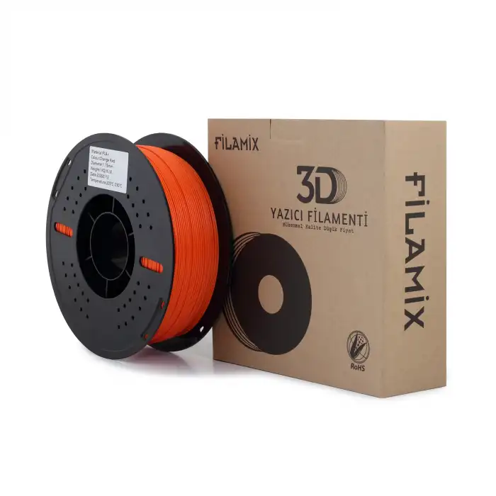 Filamix Pla Plus Filament Kızıl Turuncu 1.75mm 1kg
