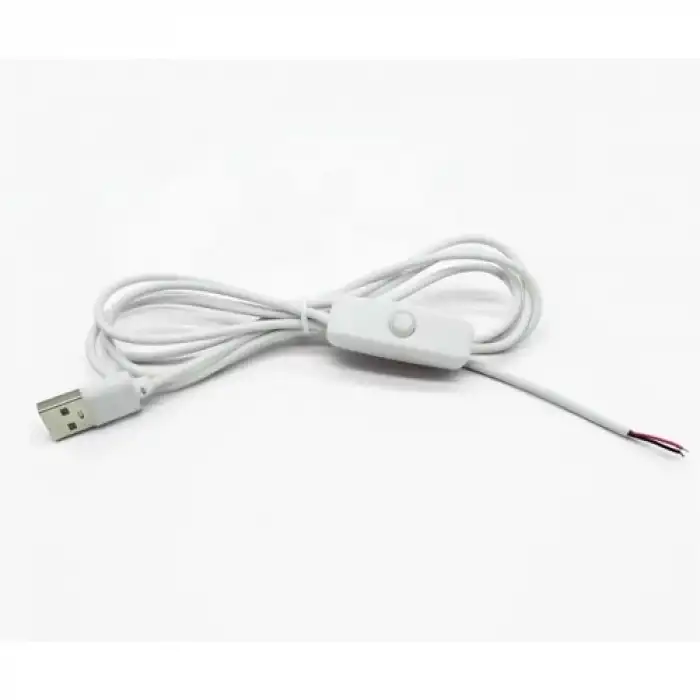 Anahtarlı Usb Kablo 1 Metre Beyaz