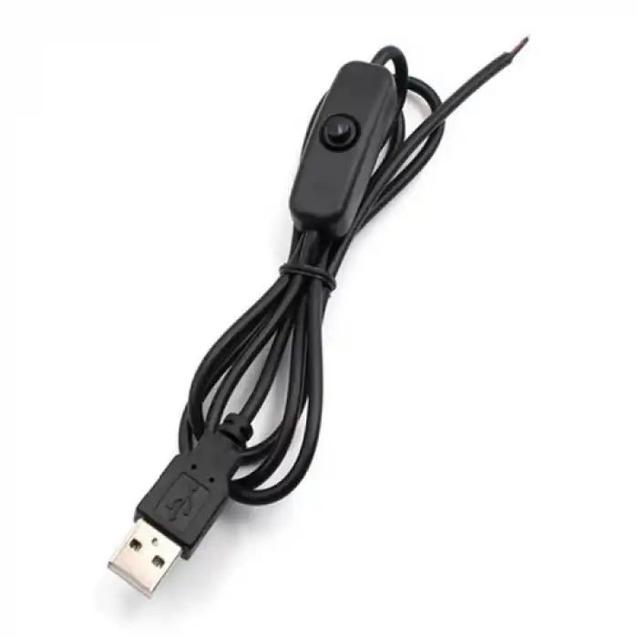 Anahtarlı Usb Kablo 1 Metre Siyah