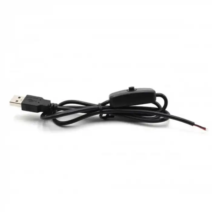 Anahtarlı Usb Kablo 1 Metre Siyah
