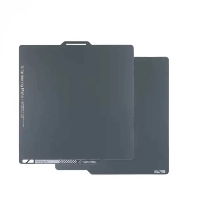 Bambu Lab A1-X1-P1P-P1S Textured Pei Kaplı Yay Çeliği Manyetik Tabla - 256x256mm - Çift Yüzlü