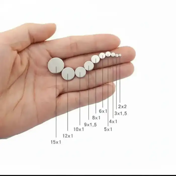 Çap 7mm X Kalınlık 2mm Neodyum Mıknatıs