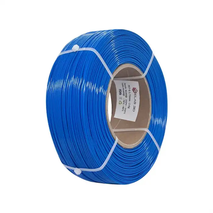 Elas 3D Pet-G Makaralı Filament Mavi 1.75mm 1kg