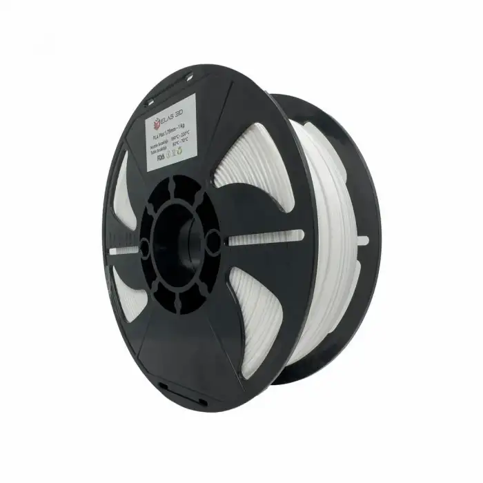 Elas Pla Plus Filament Beyaz 1.75mm 1kg