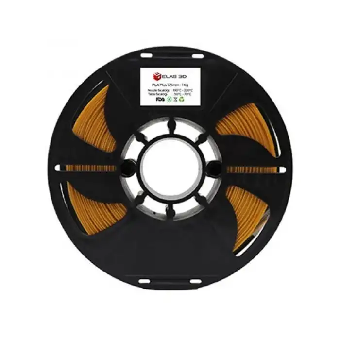 Elas Pla Plus Filament Karamel 1.75mm 1kg