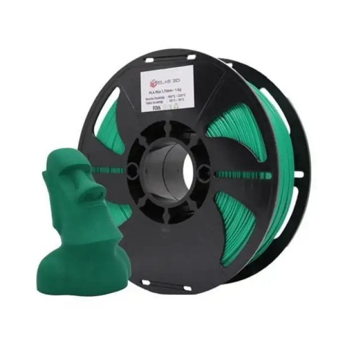 Elas Pla Plus Filament Yeşil 1.75mm 1kg