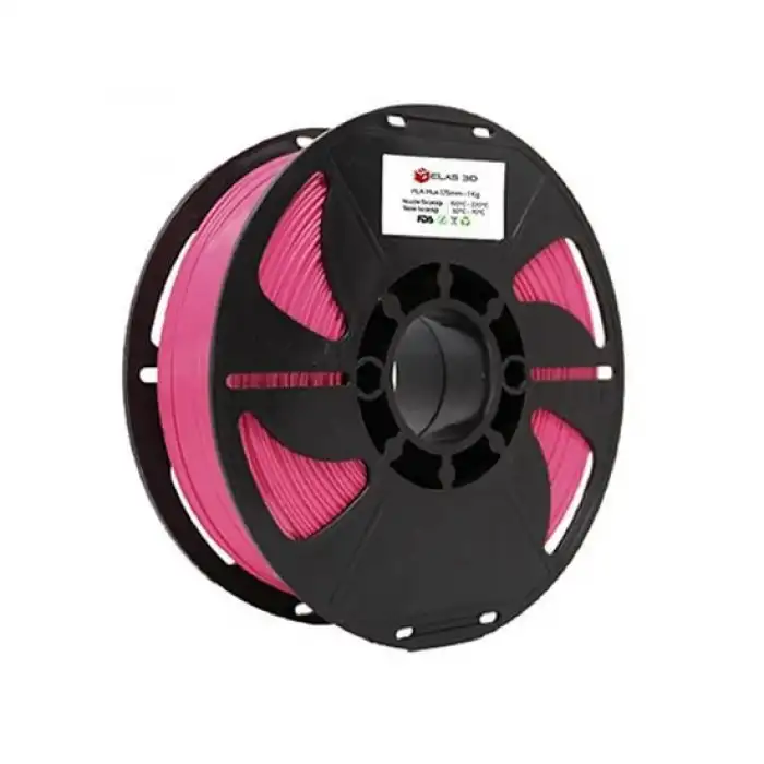 Elas Pla Plus Filament Pembe 1.75mm 1kg