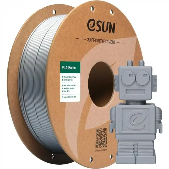eSUN Pla-Basic Filament Gümüş 1.75mm 1kg