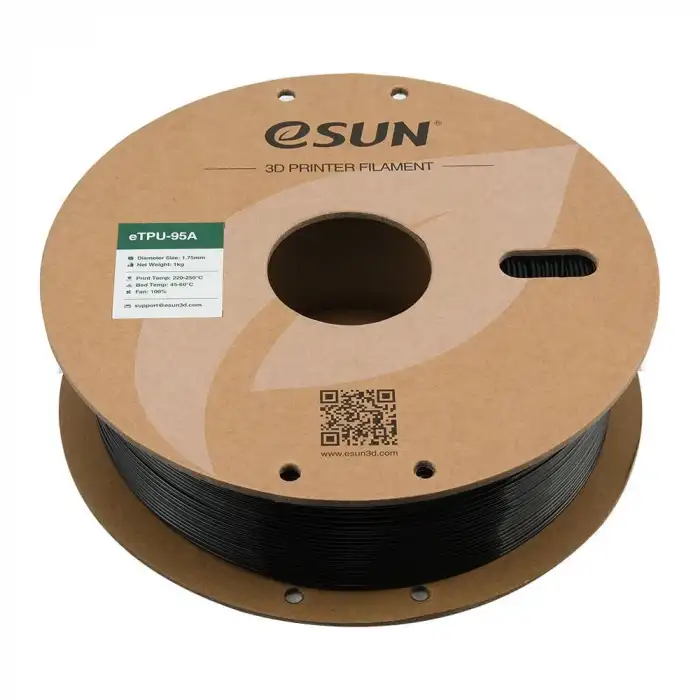 Esun Siyah TPU (Esnek) Filament - 1 Kg - 1.75mm