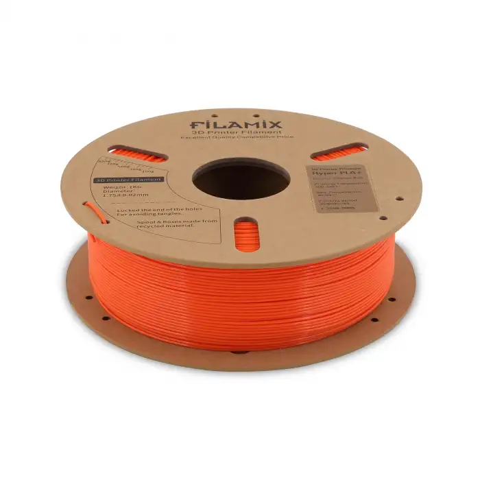 Filamix Hyper Speed Pla Filament Orange Red 1.75mm 1kg