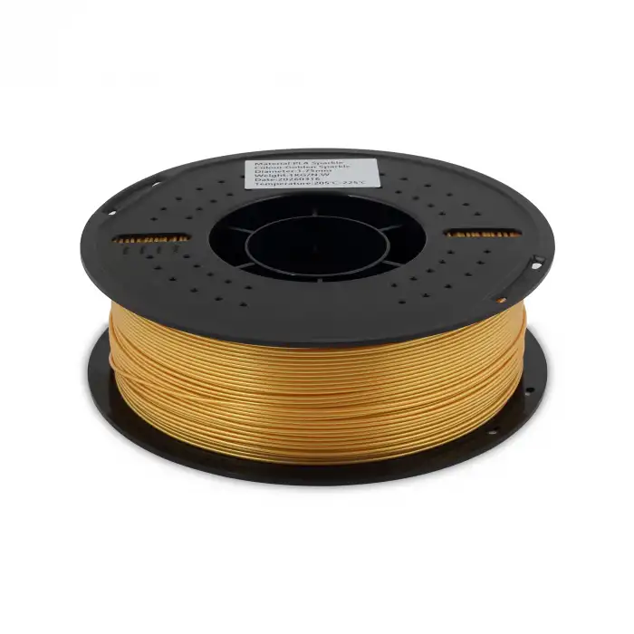 Filamix PLA Sparkle Filament 1.75mm 1Kg-Golden Sparkle (Simli)