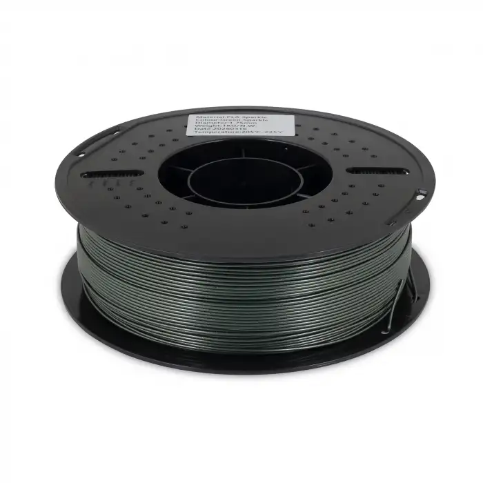 Filamix PLA Sparkle Filament 1.75mm 1Kg-Green Sparkle (Simli)