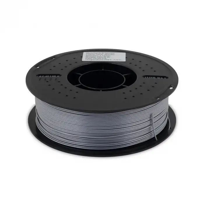 Filamix PLA Sparkle Filament 1.75mm 1Kg-Silver Sparkle (Simli)