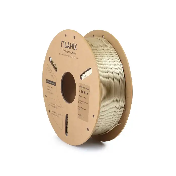 Filamix Silk PLA Filament 1.75mm 1Kg-Bronz