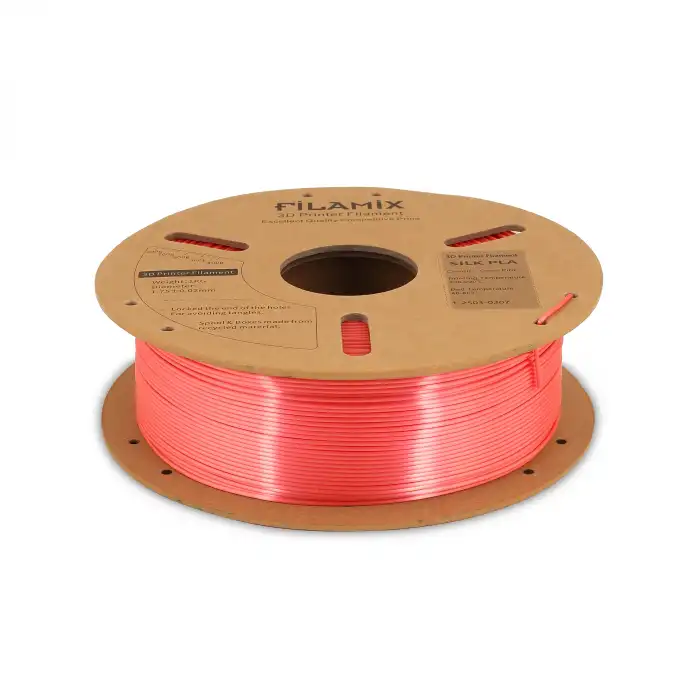 Filamix Silk PLA Filament 1.75mm 1Kg- Mercan Pembe