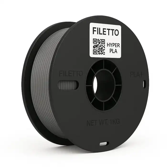 Filetto Hyper PLA+ Filament - Gri - 1.75mm - 1 Kg