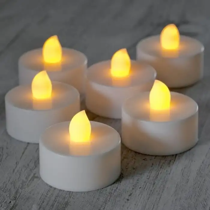 Ledli Yapay Mum (1 Adet)