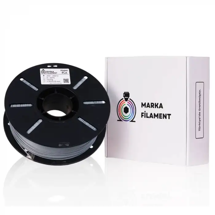 Marka Filament Hyper PLA - Gri - 1.75mm 1 Kg