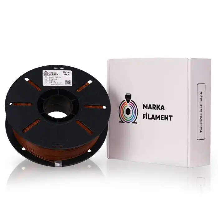 Marka Filament Hyper PLA - Kahverengi - 1.75mm 1 Kg