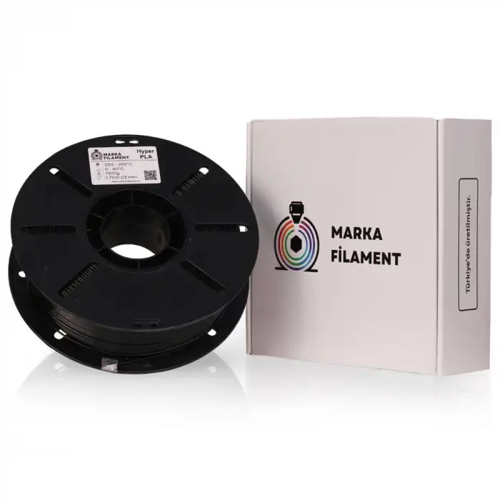 Marka Filament Hyper PLA - Siyah - 1.75mm 1 Kg
