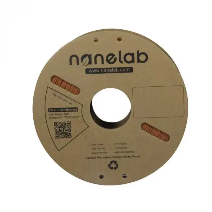 Nanelab Hyper PLA Kahverengi Filament - 1.75mm - 1Kg