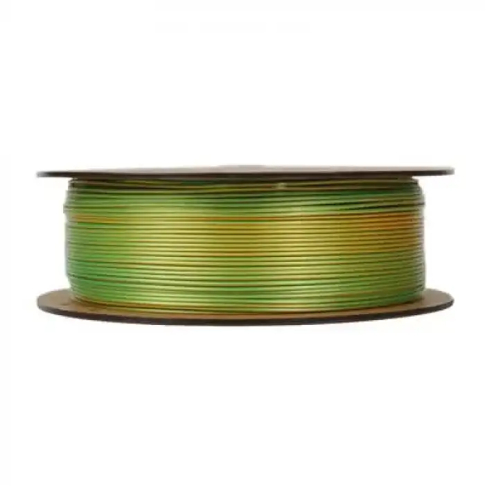 Nanelab Üç Renk Silk PLA Filament - Altın-Yeşil-Gül Kırmızısı - 1.75mm - 1Kg