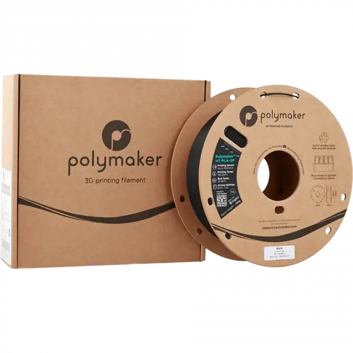 Polymaker HT-PLA-GF Filament Siyah - 1 kg 1.75mm