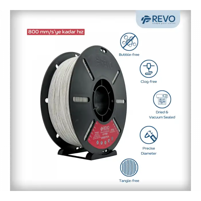 RevoFilament Hyper Pla Filament Mermer 1.75mm 1kg