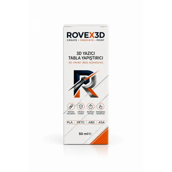ROVEX3D - Çok Güç 3D Baskı Yapıştırıcısı-3D Yazıcı Tabla Yapıştırıcısı - 50ml